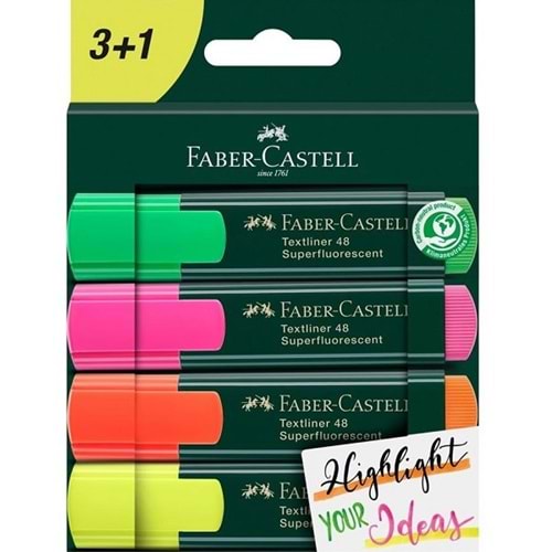 Faber-Castell Textliner 48, 3+1